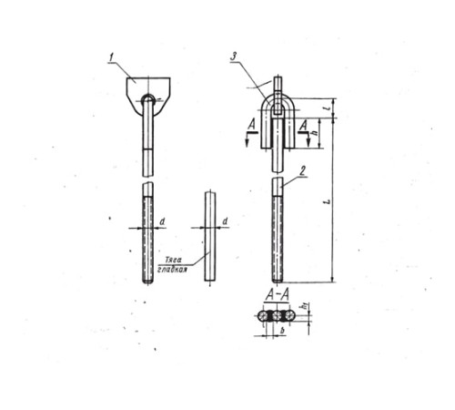 Проушины с тягой подвесок стальных трубопроводов в Минске