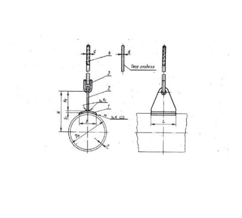 Блоки приварные с накладкой подвесок трубопроводов в Минске