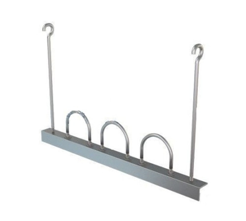 Подвеска трех труб на опорном уголке