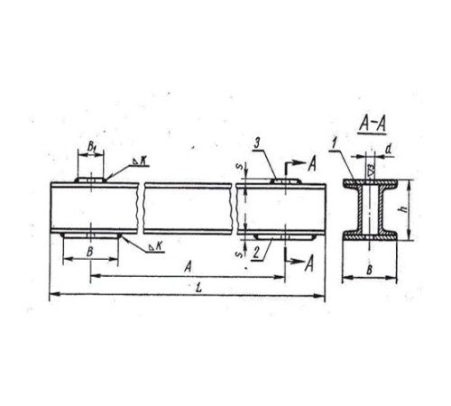 Балки опорных подвесок трубопроводов