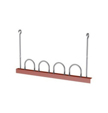 Подвеска четырех труб на опорном уголке