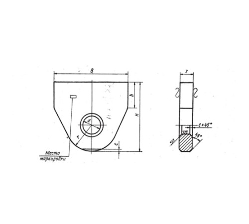 Проушины подвесок стальных трубопроводов в Минске