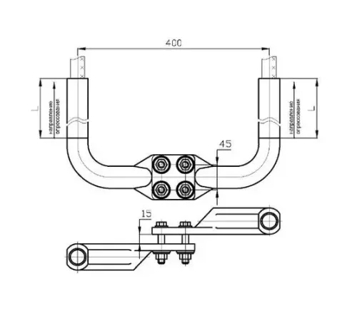 Аппаратные зажимы типа 2А4А
