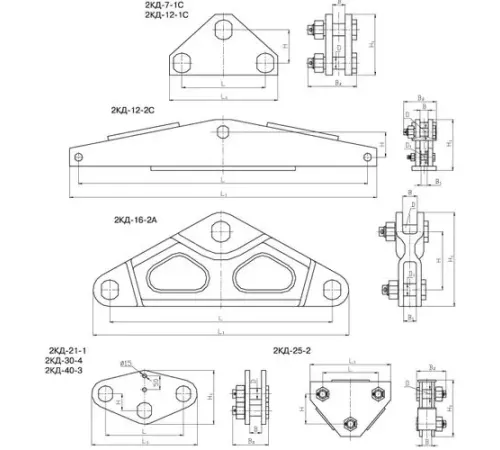 Коромысла типа 2К для ЛЭП в Минске с доставкой по Беларуси