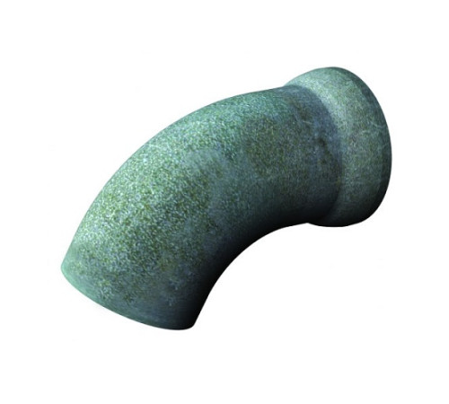 Отвод раструб - гладкий конец чугунный