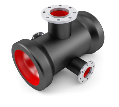 Кресты чугунные фланец-раструб с пожарной подставкой в Минске