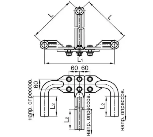 Аппаратные зажимы типа 3А2А