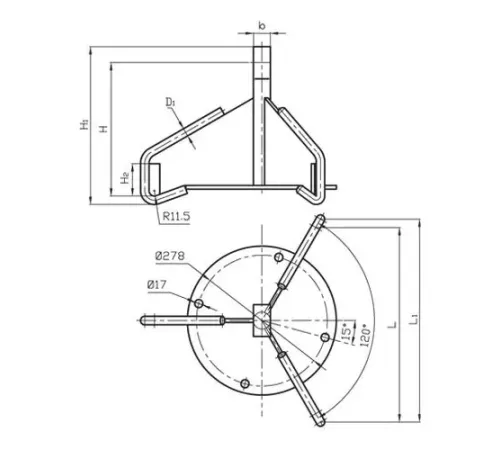 Коромысла лучевые типа КУ для ЛЭП в Минске
