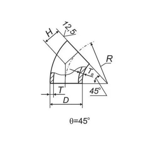 Отводы 45° в ВУС изоляции в Минске с доставкой по Беларуси