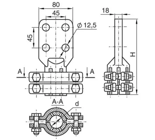 Аппаратные зажимы типа АШМ
