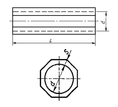 Дренажные керамические трубы восьмигранные в Минске