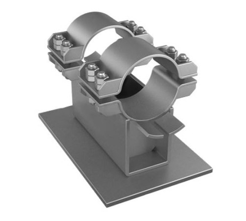 Хомутовые направляющие опоры для труб в Минске