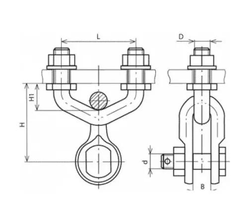 Узлы крепления типа КГП для ЛЭП в Минске