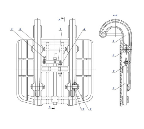 Днище ковша