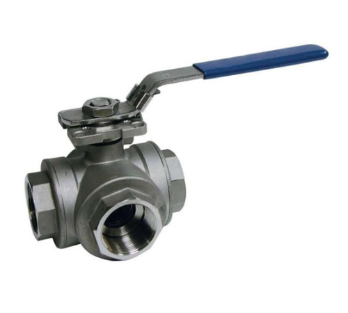 Трехходовые шаровые муфтовые краны AISI в Минске