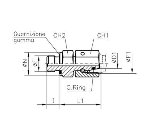 Штуцеры ввертные с уплотнением TN426 M в Минске