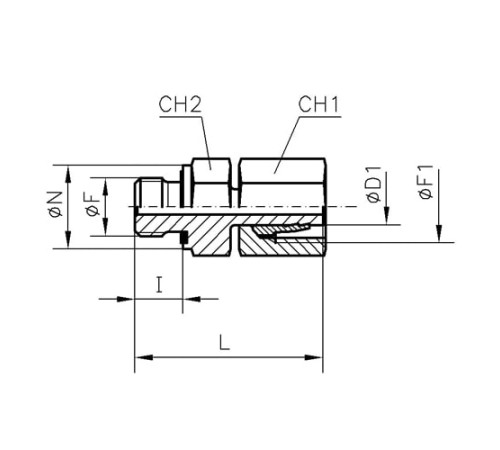 Штуцеры ввертные с уплотнением TN126 GG-M в Минске