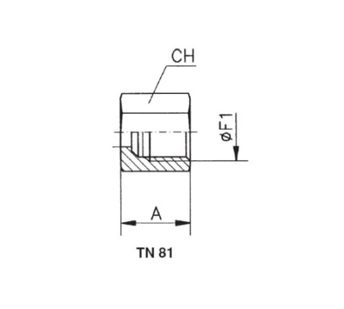 Накидные гайки TN81 и врезные кольца TN88 в Минске