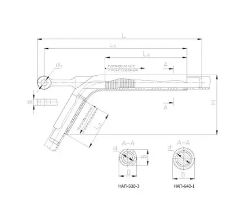 Натяжные прессуемые зажимы типа НАП