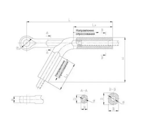 Натяжные прессуемые зажимы типа НАСУС