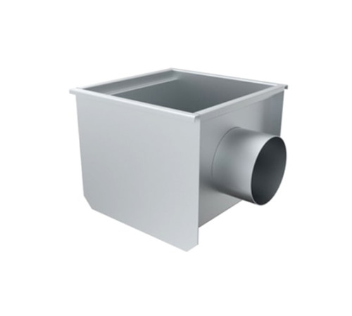 Нержавеющие трапы прямоугольные с горизонтальным выпуском в Минске