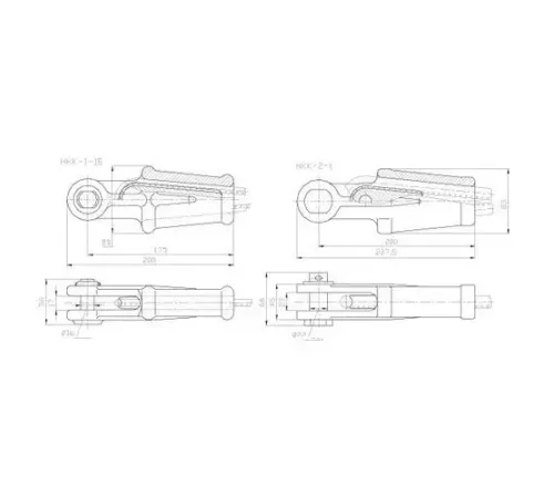 Натяжные клиновые зажимы типа НКК