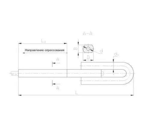 Натяжные прессуемые зажимы типа НС