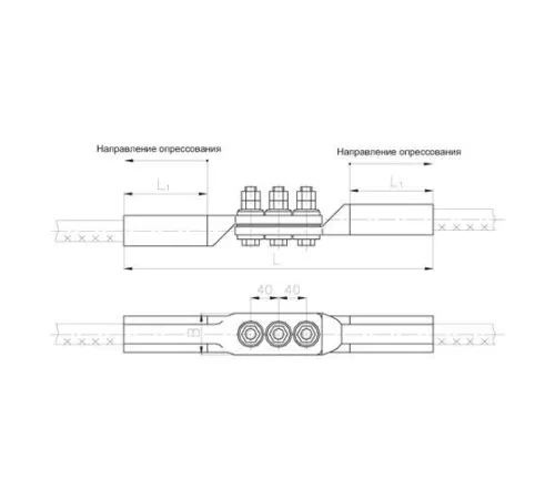 Переходные зажимы типа ПАС