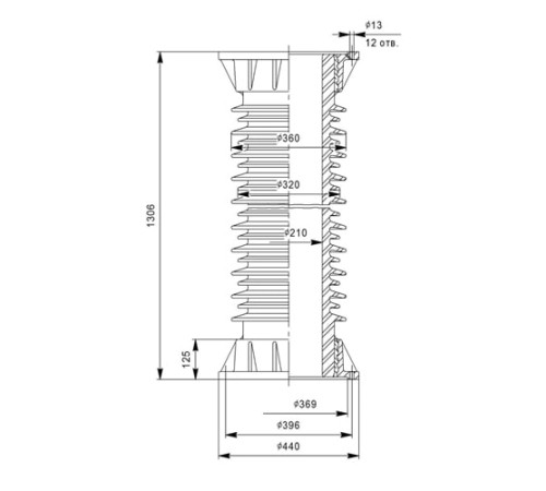 Фарфоровые армированные покрышки ПКДА для конденсаторов в Минске