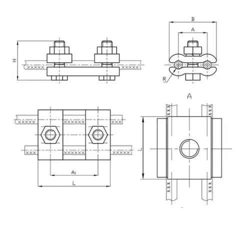 Плашечные зажимы типа ПС