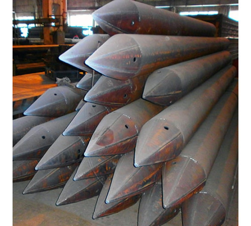 Конические стальные забивные сваи