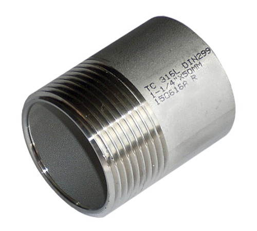 Сварные ниппели с трубной резьбой в Минске