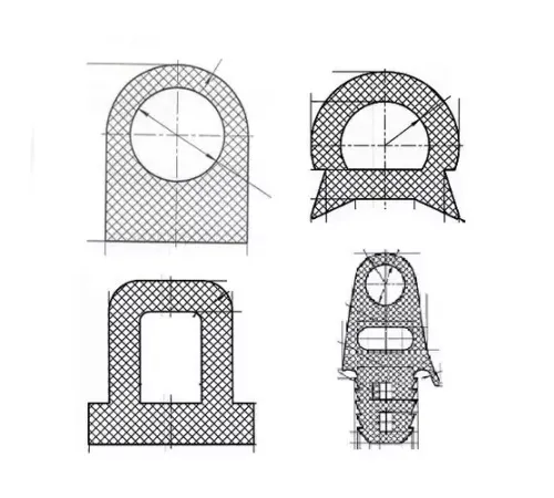 Термостойкие силиконовые профили