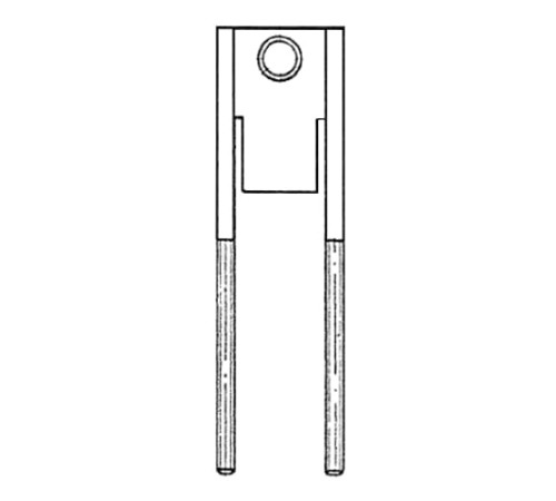 Траверса с тягами для пружинного блока