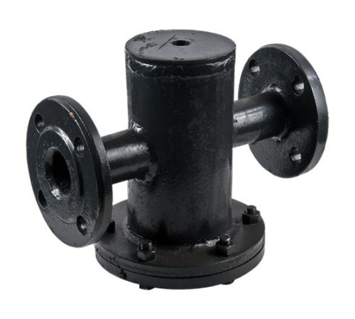 Вертикальные фланцевые грязевики в Минске для трубопроводов