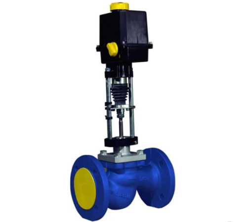 Запорные фланцевые вентили-клапаны с электроприводом в Минске