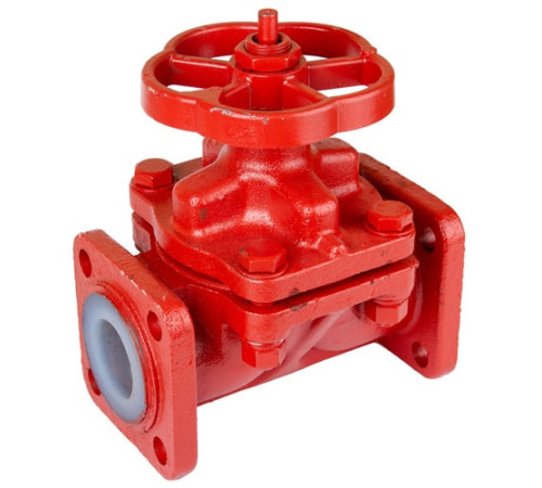 Запорные мембранные футерованные вентили-клапаны в Минске