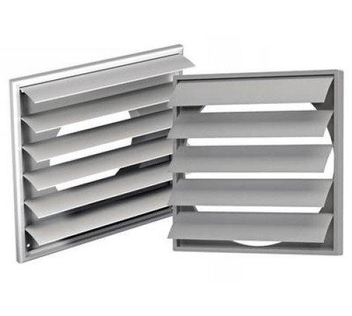 Пластиковые инерционные решетки для вентиляции