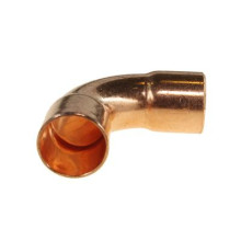 Медный двухраструбный отвод 90