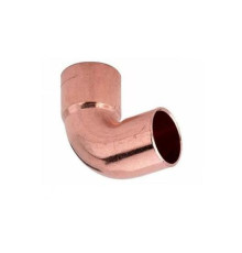 Медный однораструбный отвод 90
