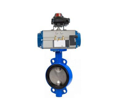 Дисковые затворы с пневмоприводом