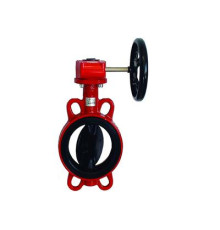 Дисковые затворы с редуктором