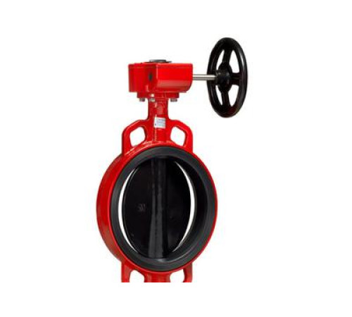 Штампосварные поворотные затворы с резиновым уплот