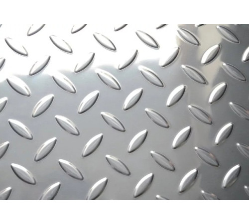 Лист алюминиевый рифленый Чечевица