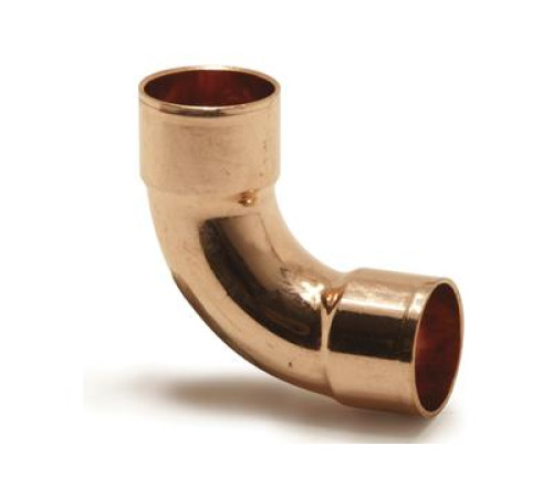 Медный двухраструбный отвод 45