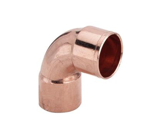 Медный двухраструбный угол 90