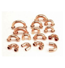 Медный отвод 180