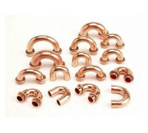 Медный отвод 180