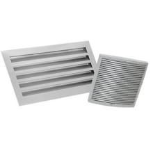 Алюминиевые наружные вентиляционные решетки с оцин