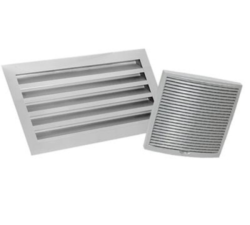 Алюминиевые наружные вентиляционные решетки с оцин